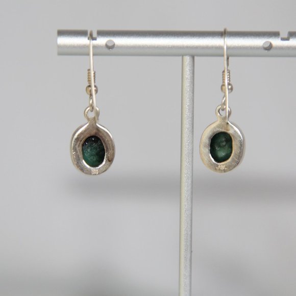 Sterling Silver Ruby Zoisite Dangle Earrings - Picture 9 of 12